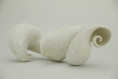 Large spiral snake, 1996, 13x38x17 cm
